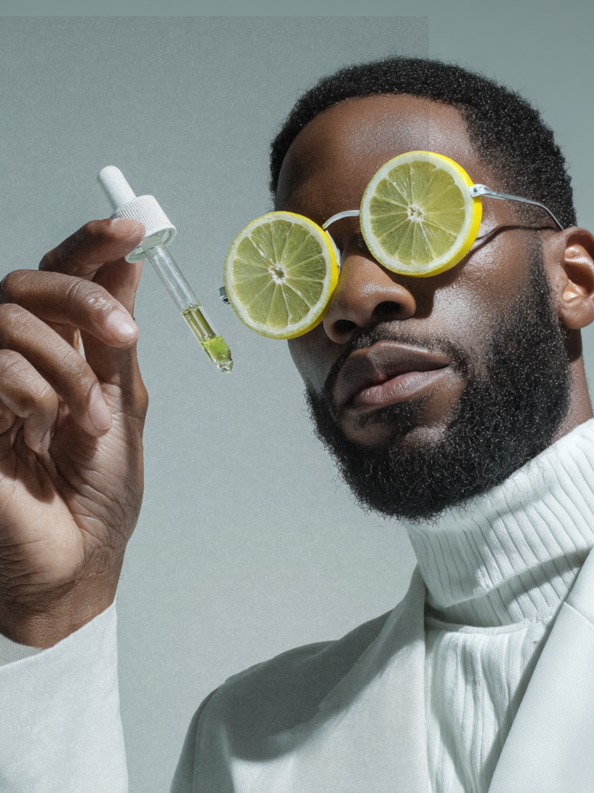 A minimalist white ceramic vase.